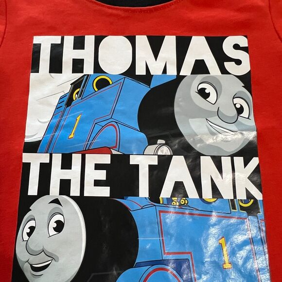 New No Tag Thomas & Friends Red Crew Neck Decal‎ Tee Shirt 3T - Picture 6 of 7